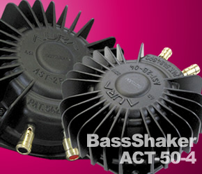 振動体感ユニット AURA SOUND BassShaker ACT-50-4 50W 4Ω