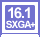 16.1型 SXGA+ ディスプレイ