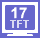 17型 TFT液晶ディスプレイ