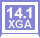14.1型 XGA液晶ディスプレイ